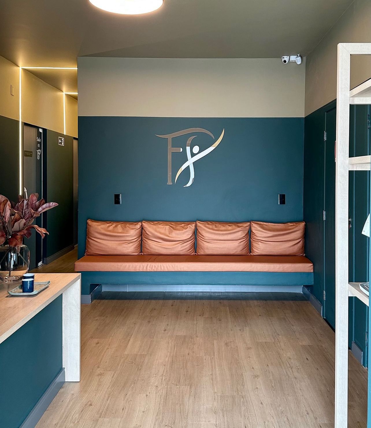 Recepção da clínica Focus Saúde em Ribeirão Preto